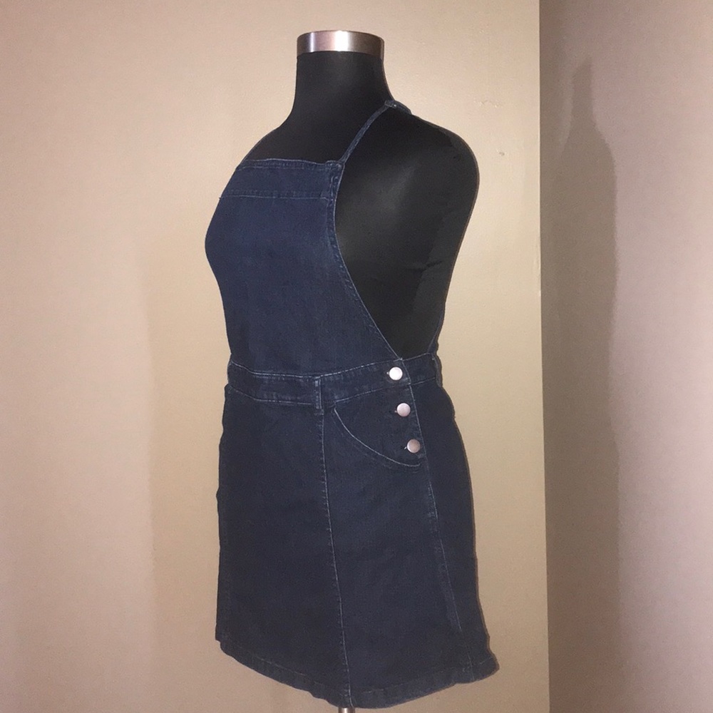Denim Overalls Dress